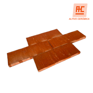 Tijolo para Revestimento Vermelho Mesclado 7,7x21x1,5